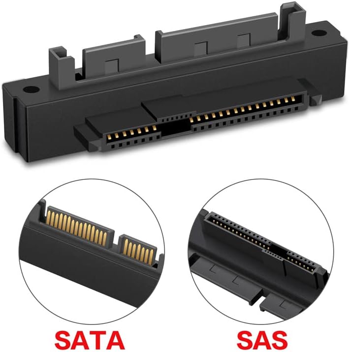 CY SAS Adapter SFF-8482 SAS 29 Pin to SATA 22Pin Hard Disk Drive Raid Extension Adapter 90 Degree Angled - Image 3